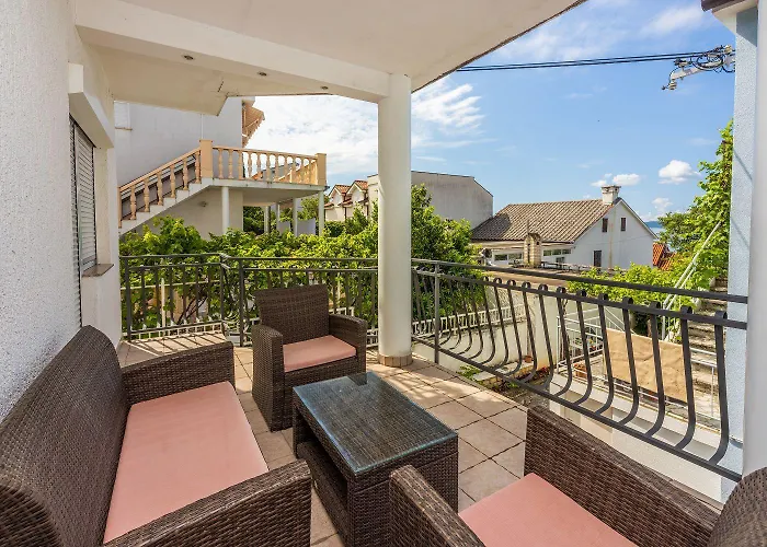 Modernes In Traumlage Nur 70 Meter Zum Mit Parkplatz, Meerblick, Hundefreundlich Apartament Selce